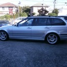 BMW 3シリーズ 2003 中古車 禁煙車 記録簿 取説 ETC キーレス ナビ TVの画像