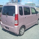 スズキ ワゴンＲ 軽 定員4人 ピンク ベンチシート 27万円の画像