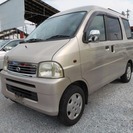 ダイハツ アトレーワゴン ハイルーフ フルフラットシート 21万円 ライトゴールドの画像