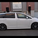 トヨタ ウィッシュ X Sパッケージ ローダウンフルエアロ 4WDの画像