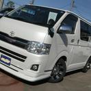 トヨタ レジアスエースバン 4WD AT ナビＴＶ バックカメラ ローダウン Wエアコンの画像