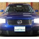 VW　パサートワゴン V6 4モーション 4WD サンルーフ 黒革の画像