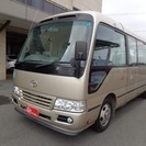 コースター EX29人自動ドアオートステップ後席モニター 