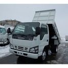 エルフ 4.8D 2t 全低床ダンプ　4WD 