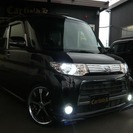  ダイハツ タント 660 カスタム X　車高調　17アルミ　HDDナビ （ブラックメタリック） ハッチバック　軽自動車の画像