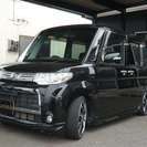  ダイハツ タント 660 カスタム X　車高調　17アルミ　HDDナビ （ブラックメタリック） ハッチバック　軽自動車の画像