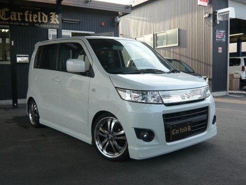 スズキ ワゴンR 660 スティングレー X16インチAW車高調 （ブラック