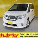  日産 セレナ 2.0 ハイウェイスター　純正HDDナビ （パール） ミニバンの画像