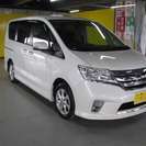  日産 セレナ 2.0 ハイウェイスター　純正HDDナビ （パール） ミニバンの画像