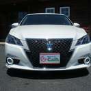  トヨタ クラウンアスリート ハイブリッド 2.5 S　革　サンルーフ （パール） セダンの画像