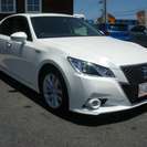  トヨタ クラウンアスリート ハイブリッド 2.5 S　革　サンルーフ （パール） セダンの画像