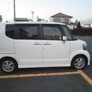  ホンダ N-BOX 660 カスタムG Lパッケージ　純正ナビ付き （パールホワイト） ハッチバック　軽自動車の画像