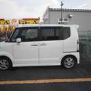  ホンダ N-BOX 660 カスタムG Lパッケージ　純正ナビ付き （パールホワイト） ハッチバック　軽自動車の画像