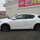  レクサス CT 200h Fスポーツ　 （パールホワイト） ハッチバックの画像