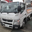  三菱 キャンター 全低床3t強化ダンプ　 （ホワイト） トラック