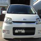  ダイハツ ムーヴ 660 カスタム RS　ターボ車 社外ナビ TV HID （パール） ハッチバック　軽自動車の画像