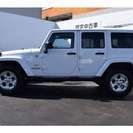  ジープ ラングラー アンリミテッド サハラ 4WD　1オーナー　弊社デモカー （ホワイト） クロカン・ＳＵＶの画像