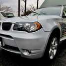  ＢＭＷ X3 3.0i 4WD　エアロダイナミックP/革&ヒ-タ-/ETC/AW （シルバー） クロカン・ＳＵＶの画像