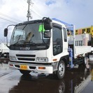  いすゞ フォワード 5.7t 増トン　標準ベッド付　6段クレー...