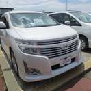  日産 エルグランド 2.5 250ハイウェイスター 4WD　Gナビ　地デジ （パールホワイト） ミニバンの画像
