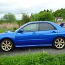  スバル インプレッサ 2.0 WRX WRリミテッド 2005 4WD　最終型 （ＷＲブルー） セダンの画像