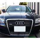  アウディ A8 L 4.2 FSI クワトロ 4WD　ロングボディ後期純正LED （オースタングレーメタリック） セダンの画像