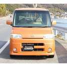  ダイハツ タント 660 X リミテッド　フルエアロ　オートエアコン （オレンジメタ） ハッチバック　軽自動車の画像