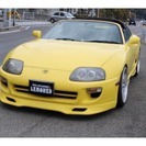  トヨタ スープラ 3.0 SZ エアロトップ　車高調・レザーシート （イエロー） クーペの画像