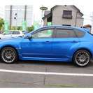  スバル インプレッサハッチバックSTI 2.5 WRX Aライン 4WD　BBS18AW STiリップ （ブルーメタリック） ハッチバックの画像