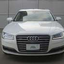 アウディ A8 4.0 TFSI クワトロ 4WD　サンルーフ プレセンスPKG マトリクスLED （グレイシアホワイトメタリック） セダンの画像