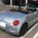  ダイハツ コペン 660 タンレザーエディション　ワンオーナー車 （シルバー） オープン　軽自動車の画像