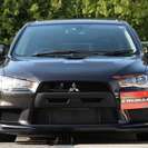  三菱 ランサーエボリューション 2.0 GSR X 4WD　後期車高調カロナビ （ファントムブラックパール） セダンの画像