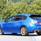  スバル インプレッサハッチバックSTI 2.5 WRX Aライン プレミアムパッケージ 4WD　BBS　レザー （ブルー） ハッチバックの画像