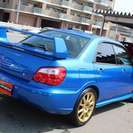  スバル インプレッサSTI 2.0 WRX 4WD　HKSマフラー　エアクリ （WRブルー） セダンの画像