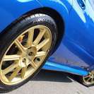  スバル インプレッサSTI 2.0 WRX 4WD　HKSマフラー　エアクリ （WRブルー） セダンの画像