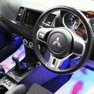  三菱 ランサーエボリューション 2.0 GSR X プレミアムパッケージ 4WD　フルエアロ　BBS （クールシルバーメタリック） セダンの画像