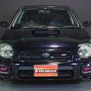  スバル インプレッサSTI 2.0 WRX 4WD　社外マフラー HID （ミッドナイトブラックマイカ） セダンの画像