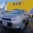  日産 マーチ 1.2 12S　ワンオーナー・ナビ&TV （ピン...
