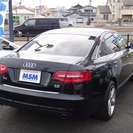  アウディ A6 2.8 FSI クワトロ 4WD　ワンオーナー・革シート （ブラック） セダンの画像