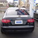  アウディ A6 2.8 FSI クワトロ 4WD　ワンオーナー・革シート （ブラック） セダンの画像