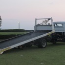  三菱 キャンター 積載車　 （ホワイト） トラックの画像