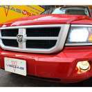  ダッジ ダコタ ビッグホーンED　4WD　クルーキャブ　走行距離証明書　フルセグHDDナビ （フレイムレッド） ピックアップトラックの画像