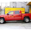  ダッジ ダコタ ビッグホーンED　4WD　クルーキャブ　走行距離証明書　フルセグHDDナビ （フレイムレッド） ピックアップトラックの画像