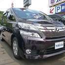  トヨタ ヴェルファイア 2.4 X 4WD　純正SDナビ （パープル） ミニバンの画像