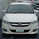  ホンダ ストリーム 1.8 X HDDナビパッケージ　HDDナビ＆Rカメラ （プレミアムホワイトパール） ミニバンの画像