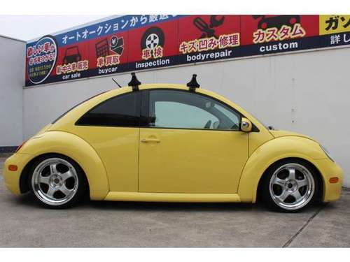 フォルクスワーゲン ニュービートル ターボターボ車高調外AW黒革