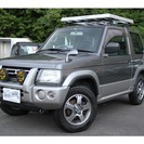  三菱 パジェロミニ 660 V 4WD　ルーフキャリア付 （シルバー） クロカン・ＳＵＶ　軽自動車の画像