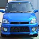  スバル プレオ 660 RSリミテッドII　ローダウン/マフラー/STI （ブルー） ハッチバック　軽自動車の画像