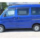  ダイハツ ハイゼットカーゴ 660 デラックス ハイルーフ 4WD　社外CD （ブルーメタリック） ハッチバック　軽自動車の画像