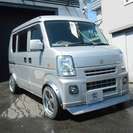  スズキ エブリイ 660 ジョイン ターボ ハイルーフ 4WD　チンスポ・OF （シルバー） ハッチバック　軽自動車の画像